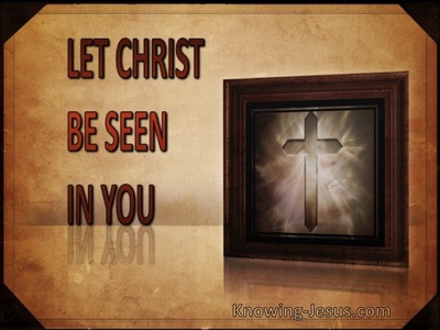 Let Christ Be Seen In You (devotional)01-23 (brown)